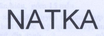 Mẫu nhãn hiệu NATKA