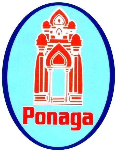 Mẫu nhãn hiệu PONAGA