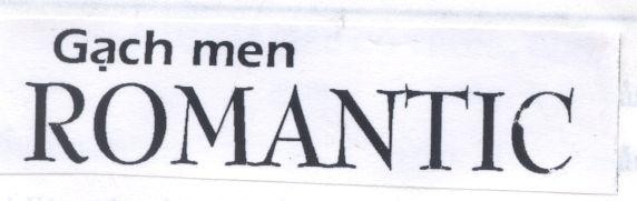 Mẫu nhãn hiệu Gạch men ROMANTIC