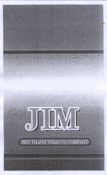 Mẫu nhãn hiệu JIM BEN THANH TOBACCO COMPANY