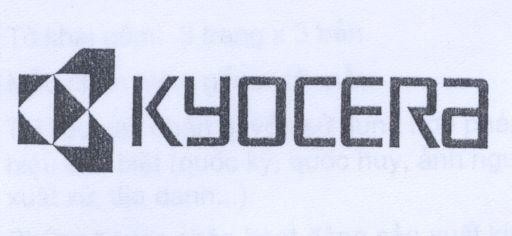 Mẫu nhãn hiệu KYOCERA