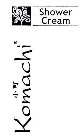 Mẫu nhãn hiệu KOMACHI SHOWER CREAM Nhỏ Thành Phố