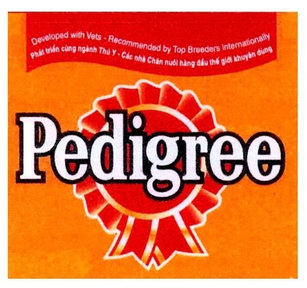 Mẫu nhãn hiệu PEDIGREE