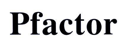Mẫu nhãn hiệu PFACTOR