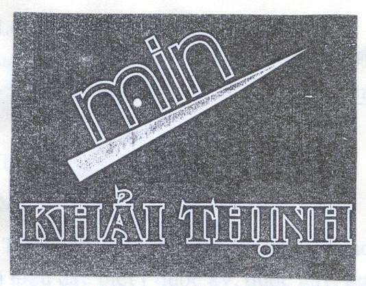 Mẫu nhãn hiệu MIN Khải Thịnh