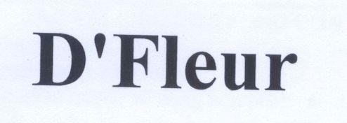 Mẫu nhãn hiệu D'FLEUR