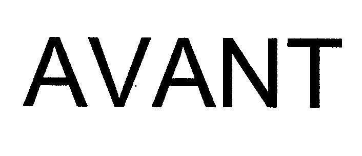 Mẫu nhãn hiệu AVANT