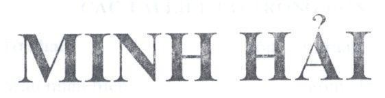 Mẫu nhãn hiệu Minh Hải