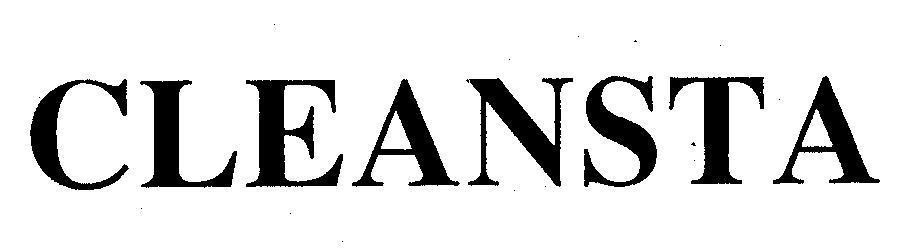 Mẫu nhãn hiệu CLEANSTA