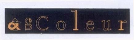 Mẫu nhãn hiệu COLEUR EN