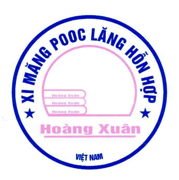 Mẫu nhãn hiệu XI MĂNG POOC LANG HỗN HợP HOàNG XUÂN HảI PHòNG VIệT NAM