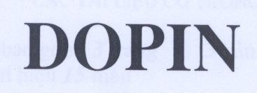 Mẫu nhãn hiệu DOPIN