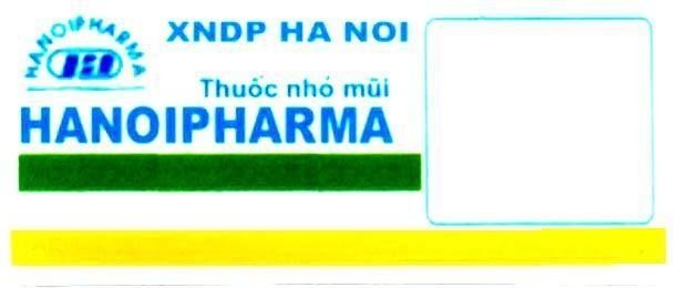 Mẫu nhãn hiệu PMHN PM HN PA XNDP HA NOI Thuốc Nhỏ Mũi HANOIPHARMA