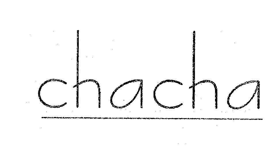 Mẫu nhãn hiệu CHACHA