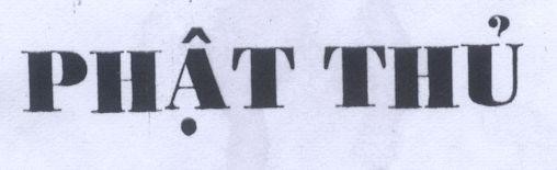 Mẫu nhãn hiệu PHậT THủ