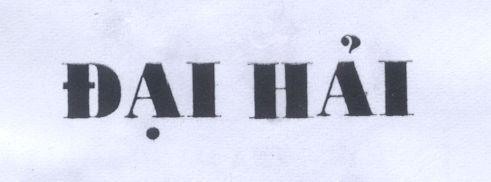 Mẫu nhãn hiệu ĐạI HảI