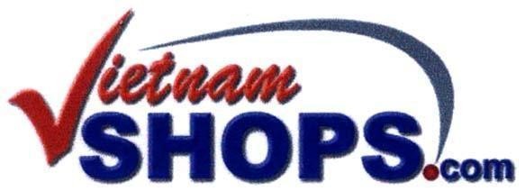 Mẫu nhãn hiệu VIETNAM SHOPS.COM