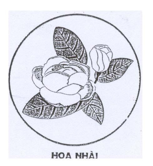 Mẫu nhãn hiệu Hoa Nhài