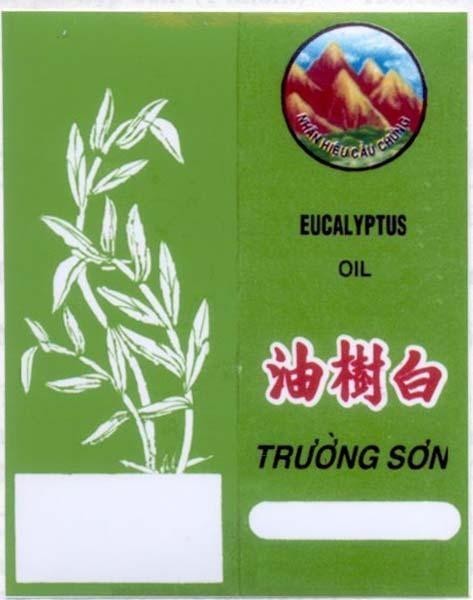 Mẫu nhãn hiệu Trường Sơn Nhãn Hiệu Cầu Chứng EUCALYPTUS OIL YEU SU PAI DAU KHUYNH DIEP