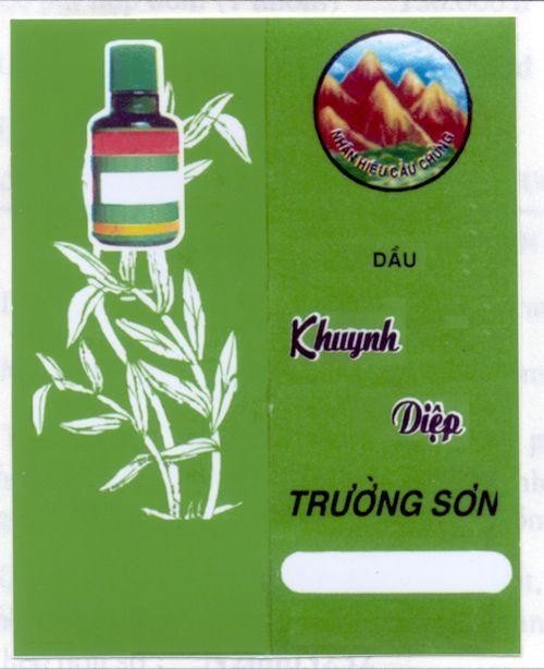 Mẫu nhãn hiệu DAU KHUYNH DIEP TRUONG SON NHAN HIEU CAU CHUNG