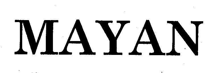 Mẫu nhãn hiệu MAYAN
