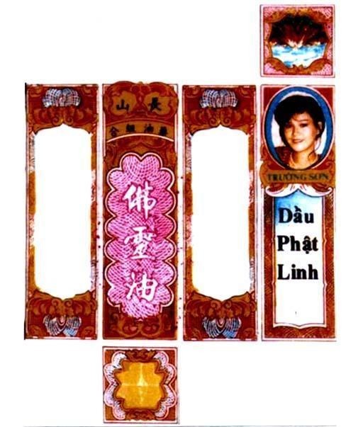 Mẫu nhãn hiệu Phật Linh Dầu