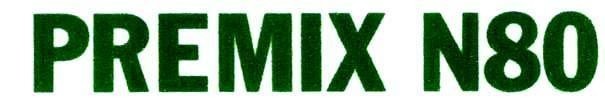 Mẫu nhãn hiệu PREMIX N80