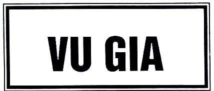 Mẫu nhãn hiệu VU GIA