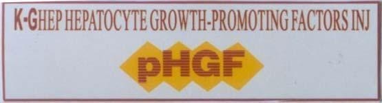 Mẫu nhãn hiệu pHGF K-GHEP HEPATOCYTE GROWTH-PROMOTING FACTORS INJ