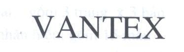 Mẫu nhãn hiệu VANTEX