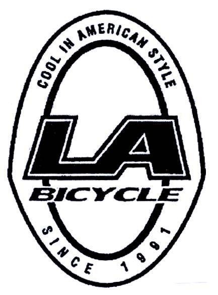 Mẫu nhãn hiệu LA BICYCLE COOL IN AMERICAN STYLE SINCE 1991