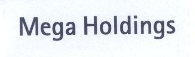 Mẫu nhãn hiệu MEGA HOLDINGS