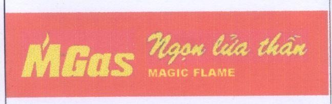 Mẫu nhãn hiệu MGAS Ngọn Lửa Thần MAGIC FLAME