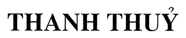 Mẫu nhãn hiệu THANH THUỷ