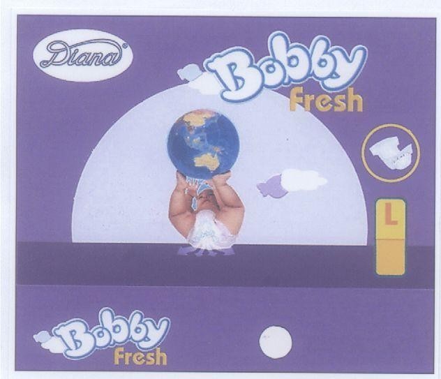 Mẫu nhãn hiệu DIANA BOBBY FRESH L
