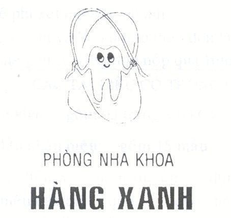 Mẫu nhãn hiệu Hàng Xanh Phòng Nha Khoa