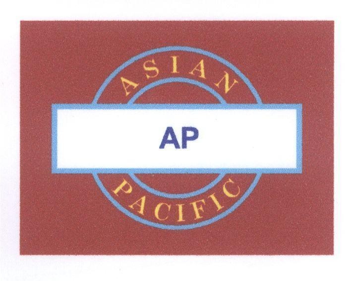 Mẫu nhãn hiệu ASIAN PACIFIC AP