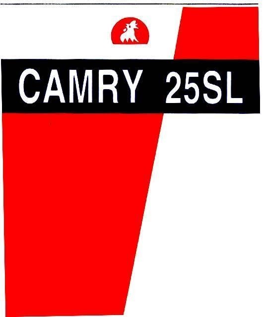 Mẫu nhãn hiệu CAMRY 25SL