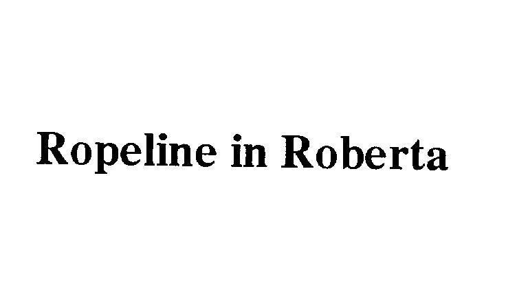 Mẫu nhãn hiệu ROPELINE IN ROBERTA