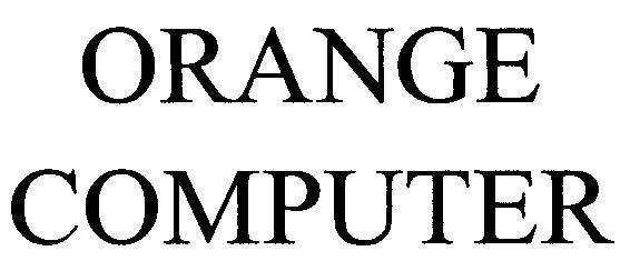 Mẫu nhãn hiệu ORANGE COMPUTER