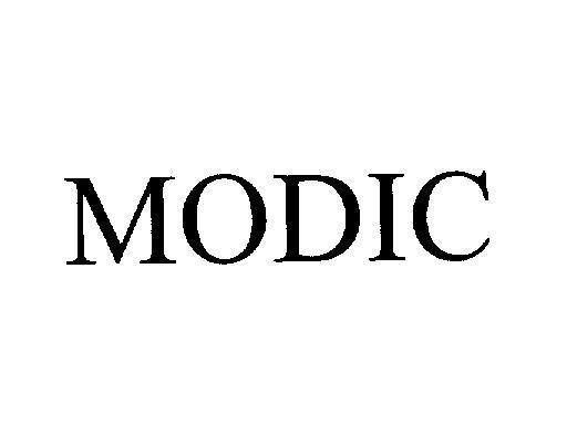 Mẫu nhãn hiệu MODIC