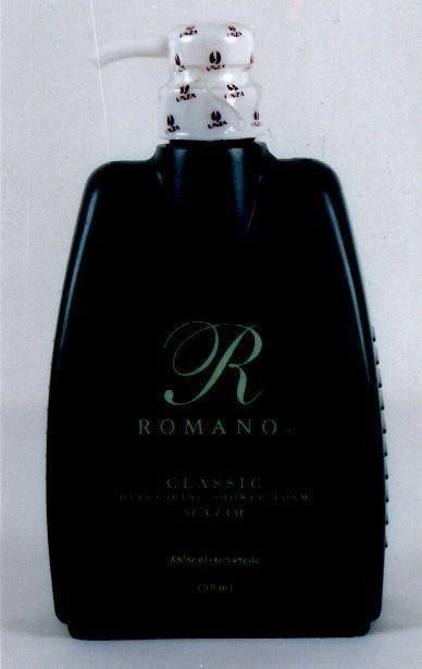 Mẫu nhãn hiệu R ROMANO CLASSIC REFRESHING SHOWER FOAM Sữa Tắm 750ML