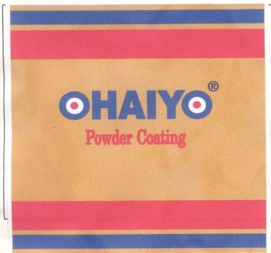 Mẫu nhãn hiệu OHAIYO POWDER COATING