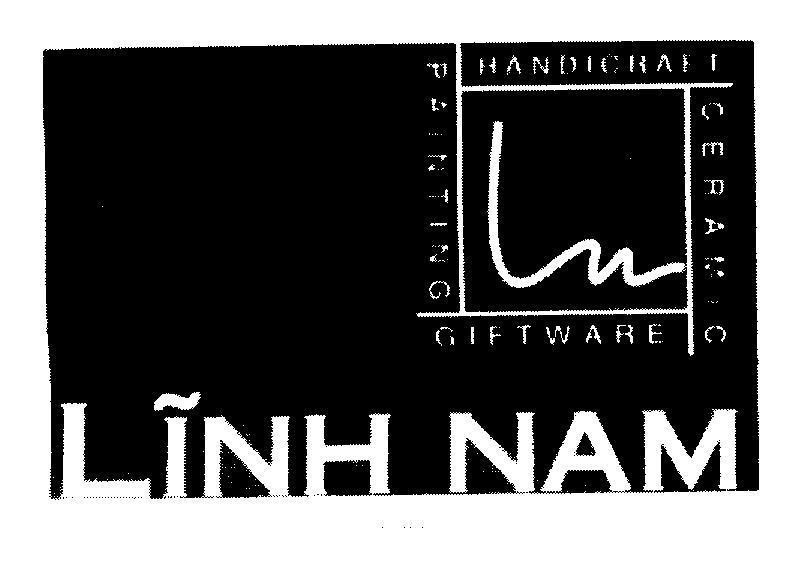 Mẫu nhãn hiệu LN Lĩnh Nam HANDICRAFT CERAMIC GIFTWARE PAINTING