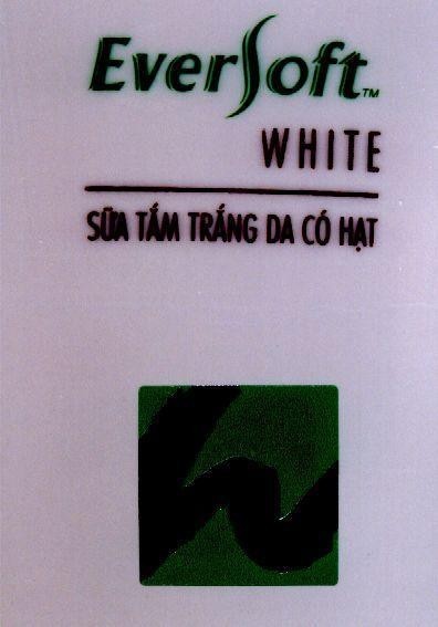 Mẫu nhãn hiệu EVERSOFT WHITE SữA TắM TRắNG DA Có HạT
