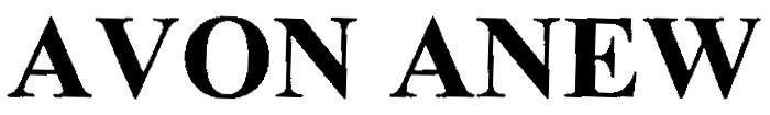 Mẫu nhãn hiệu AVON ANEW