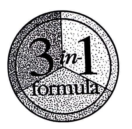 Mẫu nhãn hiệu 3IN1 FORMULA