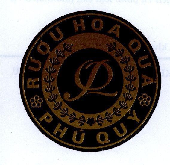 Mẫu nhãn hiệu PHú QUý RƯợU HOA QUả