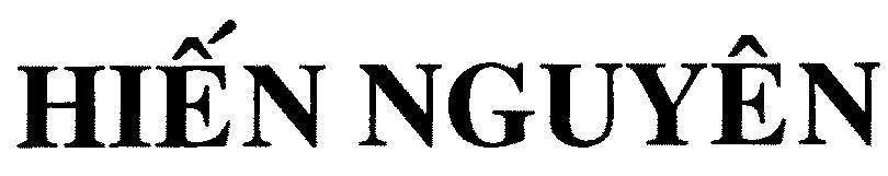 Mẫu nhãn hiệu Hiến Nguyên