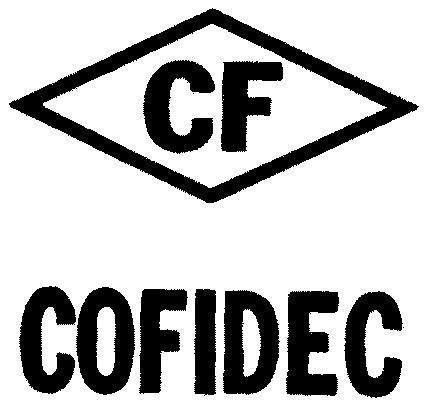 Mẫu nhãn hiệu CF COFIDEC